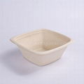 Paper Pulp Tableware 32oz Square Bowl