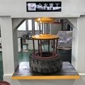 Mobile Forklift Solid Tire Tyre Hydraulic Press Machine  3