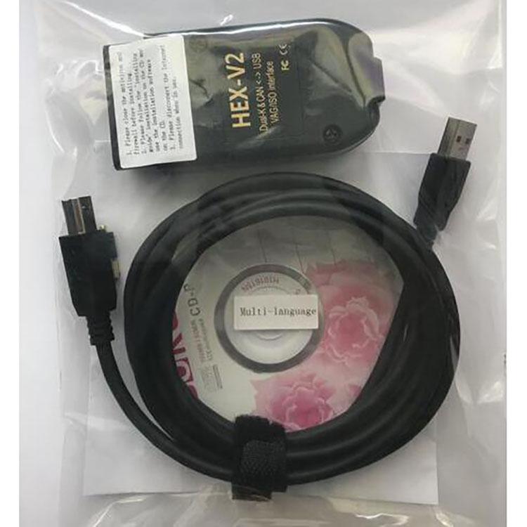 HEX-V2 Vag 18.9.0 languages 17.1.3 HEX-V2 Intelligent Dual-K plus CAN USB  cable - vag cable - vag cable (China Manufacturer) - Auto Repair