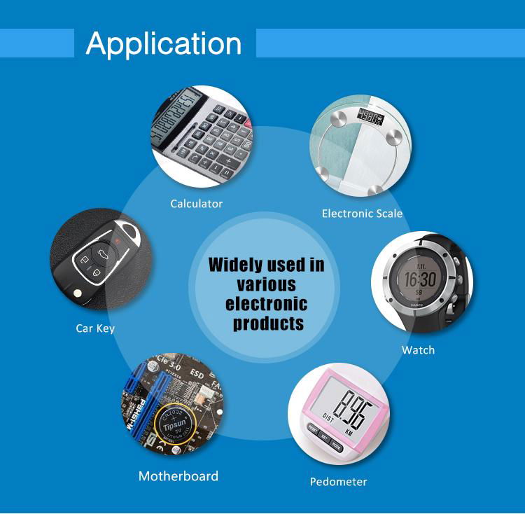 3V lithium button battery CR2032 for remote control  3