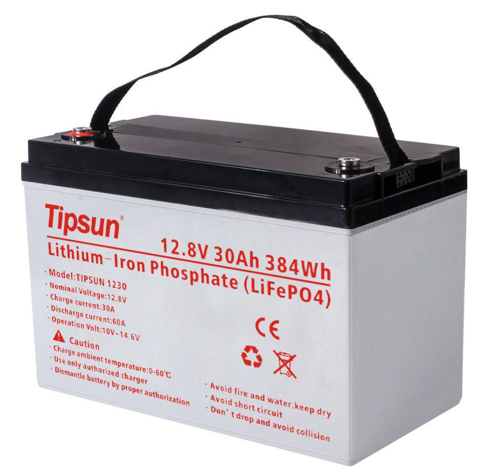 Tipsun Brand Lithium ion Battery Rechargeable 12V Battery 