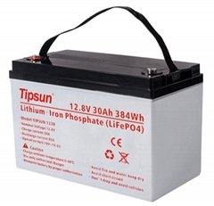 Tipsun可充電式鋰鐵電池12V 20Ah  30Ah 