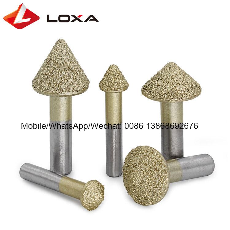 Vacuum brazed diamond engraving tools 4