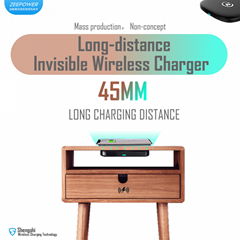 ZeePower 45mm Invisible Wireless Charger