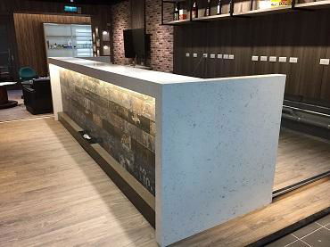 Quartz stone for bar tops