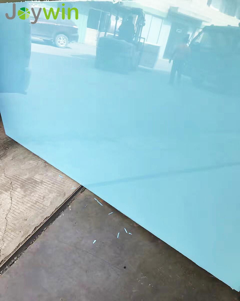 4x8 uv painted blue high glossy mdf panel  2