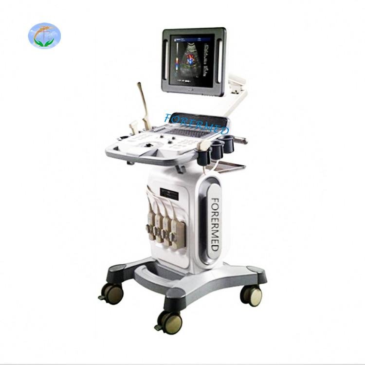 High resolution hospital trolley ultrasound machine
