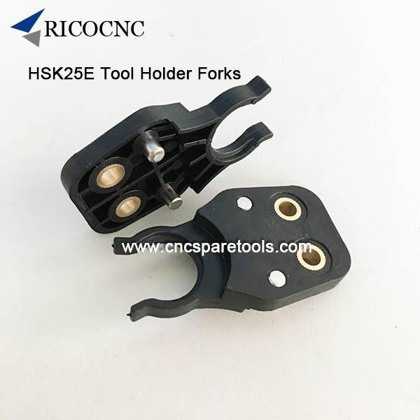 HSK25E Tool Holder Forks Plastic HSK E 25 Tool Holder Clips for CNC Routers 2