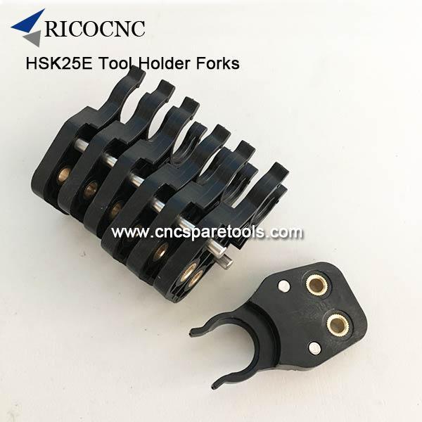 HSK25E Tool Holder Forks Plastic HSK E 25 Tool Holder Clips for CNC Routers 4