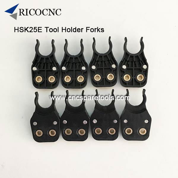 HSK25E Tool Holder Forks Plastic HSK E 25 Tool Holder Clips for CNC Routers 3