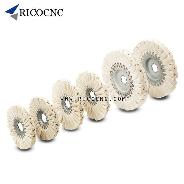 Edgebander Polishing Wheels Cloth Buffing Pads for Edge Banding Machines 2