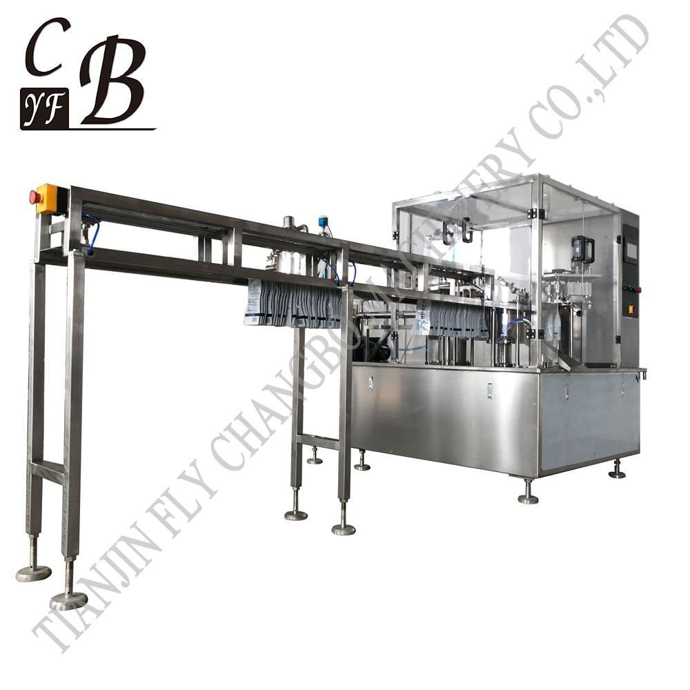 Spout pouch filling capping machine