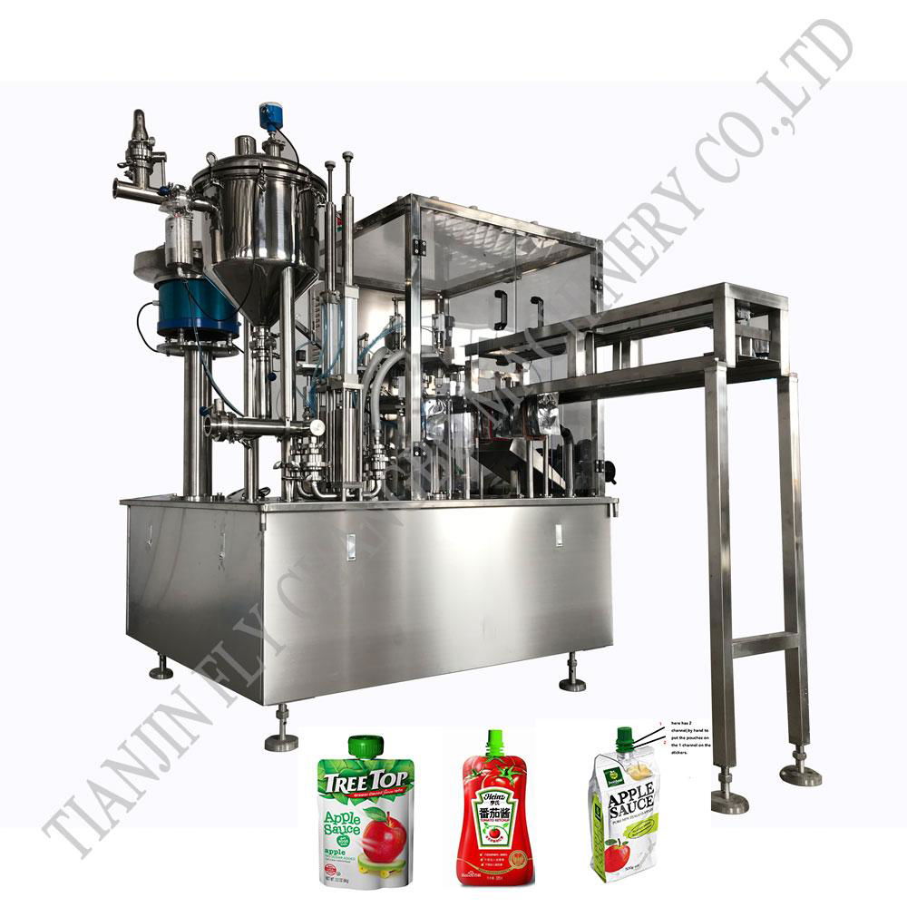 Spout pouch filling capping machine 3