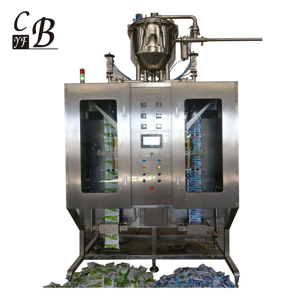 High speed Milk prepack filling packing machine 3