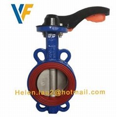 Centerline WCB ductile iron butterfly valve for water specification