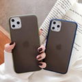 Contract Color NEW Shockproof iPhone case matt protective TPU back case