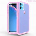 Five Colors Full Transparent Pattern Shockproof Case for New iPhone 11