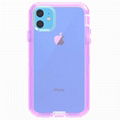 Five Colors Full Transparent Pattern Shockproof Case for New iPhone 11