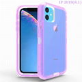 Five Colors Full Transparent Pattern Shockproof Case for New iPhone 11