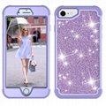 360 Full Cover iPhone 7Plus 8Plus Hit Color Shiny Luxurious Girl Case