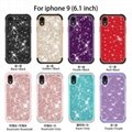 8 Color iPhone XR Hit Color Shiny Bling Good Girl Case Shockproof PC Cover