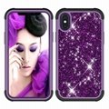 Bling Glitter iPhone XS MAX Silicone and Hard PC Anti Scratch Shell