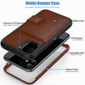 Wallet Case Wallet Bumper Shockproof Case Compatible with iPhone 11 Pro Max