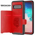 2 in 1 Leather Case Samsung Galaxy S10 S10plus S20plus Protective Cover 