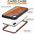 Fashion Cards Holder Leather Case iPhone X XR XS Max 6 6s Plus 7 8 Plus Brand