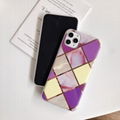 Stylish Marble Design Soft TPU Case Plating Back Cover for iPhone