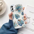 Luxury Plating Case IMD Flower Plating Case for iPhone 