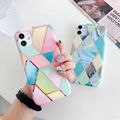 Luxury Rose Gold Case Plating Case Marble Cover for iPhone X XR  2