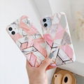 Luxury Rose Gold Case Plating Case Marble Cover for iPhone X XR  7