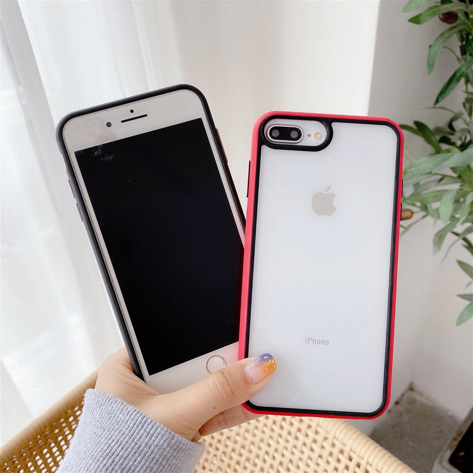 New Products Shockproof Clear TPU+PC Phone Case  3
