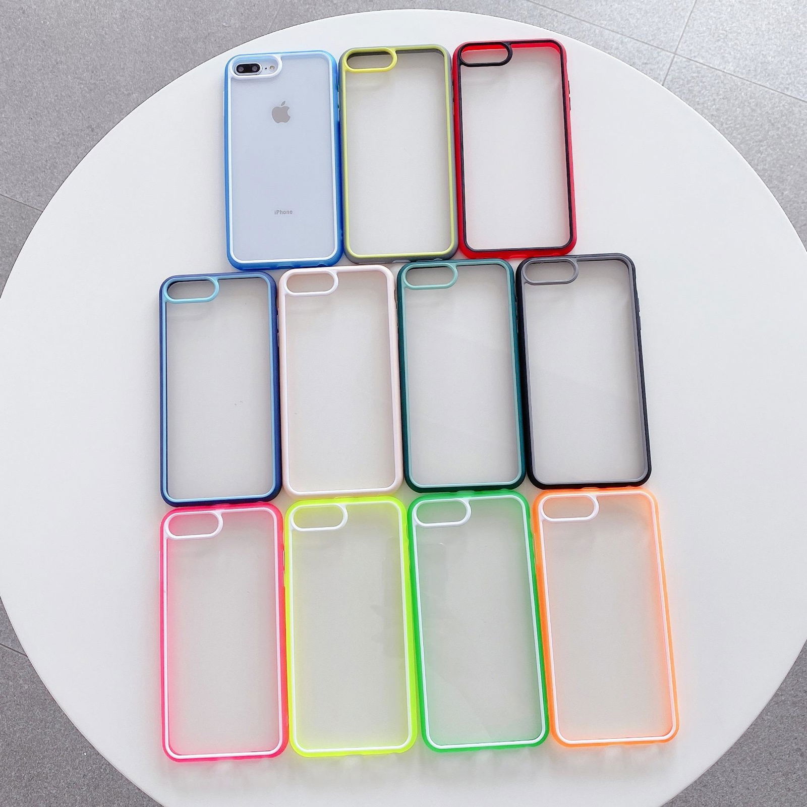 New Products Shockproof Clear TPU+PC Phone Case 