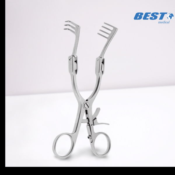 Self-retaining Mastoid Retractor, Retractor mastoideo autosujetante