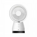 Cheap Portable USB Mini Desk Rechargeable Table Fan with Hepa Filter 2