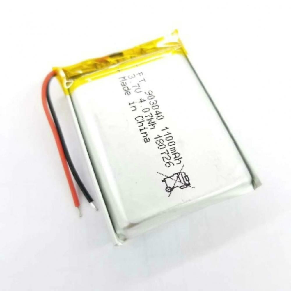 FT903040P 3.7V 1100mAh Customizable Rechargeable Li-po Battery For Electronic De