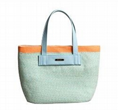 Multi Color Braid Paper Tote Bag