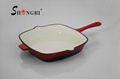 SR105 Enamel Cookware Cast Iron Fry Pans With Handles 1