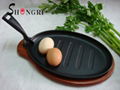 SR018 Cast Iron Fry Pans Pre-seasoned