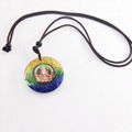 New Crystal tibetan buddhist jewelry with White Tara images inside for crystal l 2