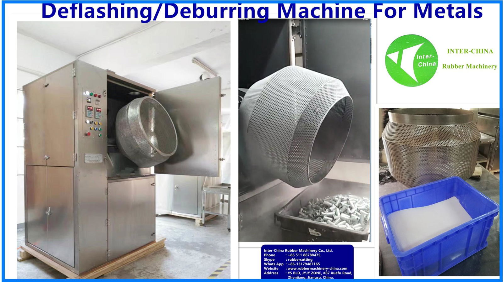 Cryogenic Deflashing Deburring machine for zinc die casting Aluminum magnesium 