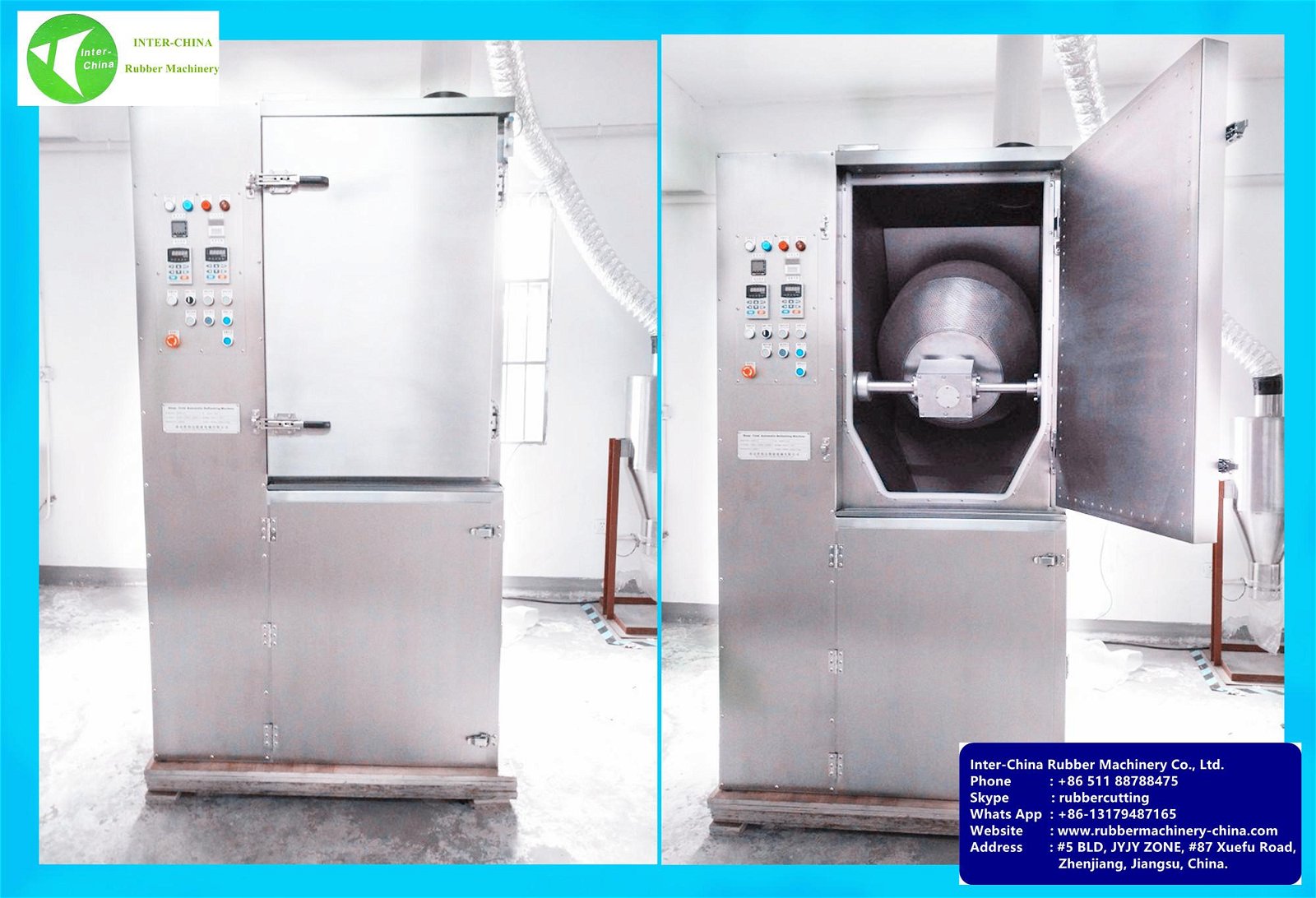 Cryogenic Deflashing Deburring machine for zinc die casting Aluminum magnesium  2