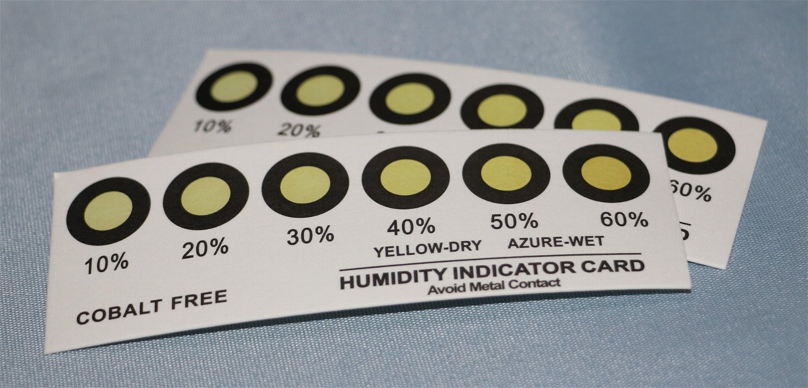 Yellow Cobalt-free Humidity Indicator Card for PCB Packaging 3