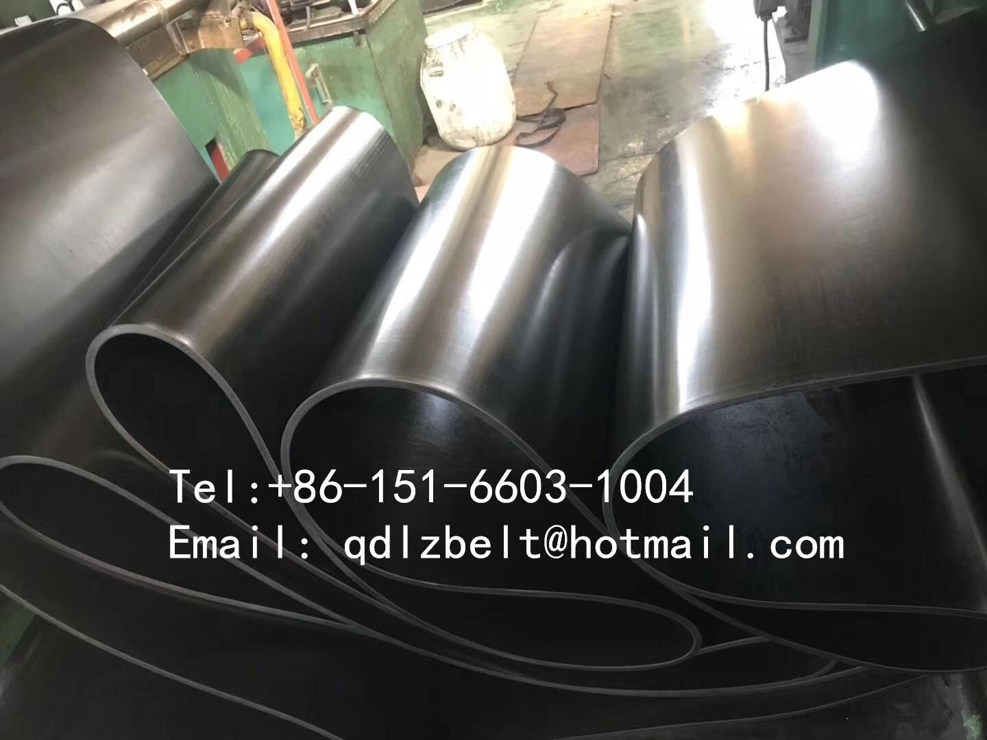 acid and alkali resistant rubber conveyor belt for chemical industry