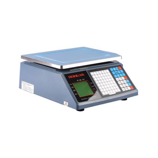 Counter Top QR Code  Label Printing Scales for Fruits and Seafood Stores 2