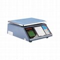 Counter Top QR Code  Label Printing Scales for Fruits and Seafood Stores 2