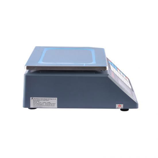 Counter Top QR Code  Label Printing Scales for Fruits and Seafood Stores 4