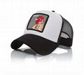 Hot sale text embroidery logo curve brim